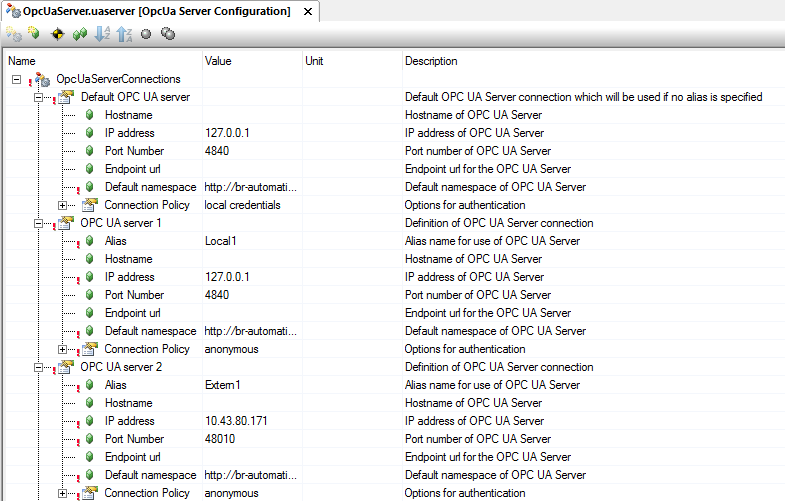 OpcUaServerConfig