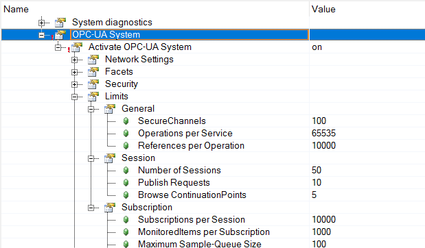 OPCUAServerSettings