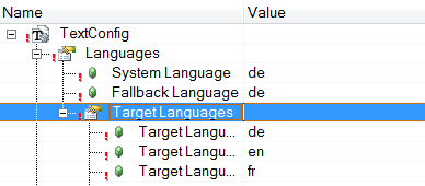 targetLanguages